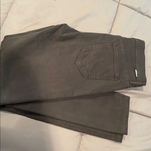 Mother charcoal jeans